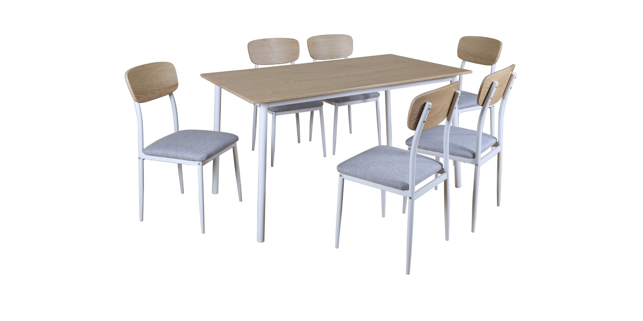 Cheelai Table and 6 Chairs Metal/MDF Cheelai Table and 6 Chairs Metal/MDF