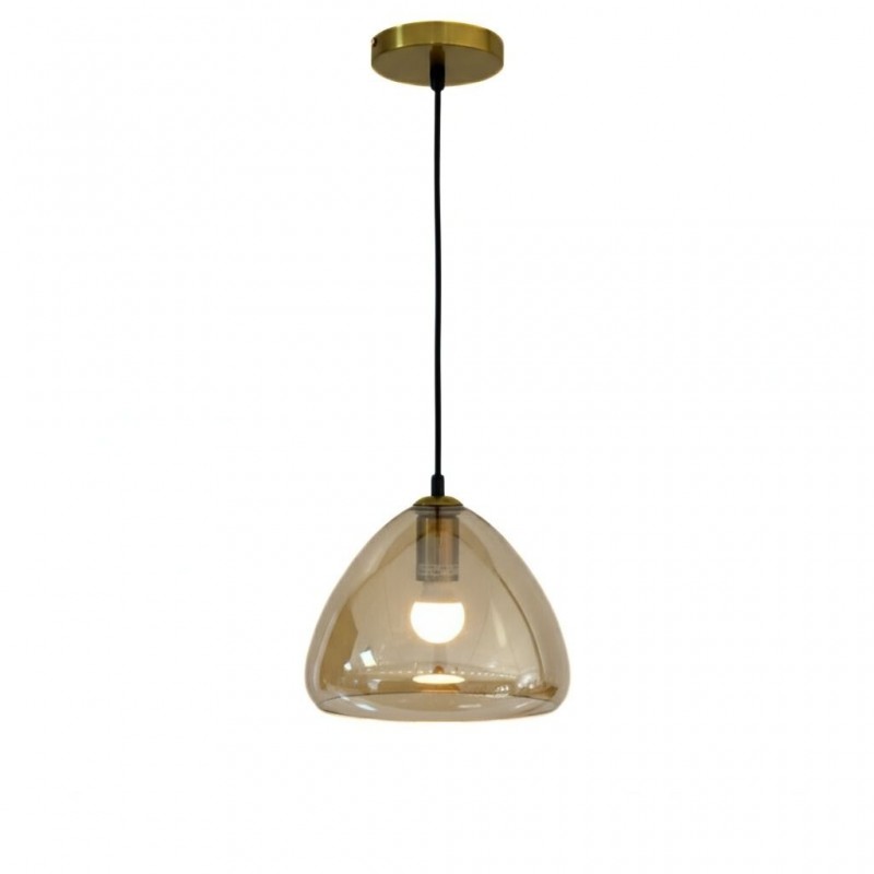 Pendant Lamp Metal & Glass D23x23x20cm	L2347023