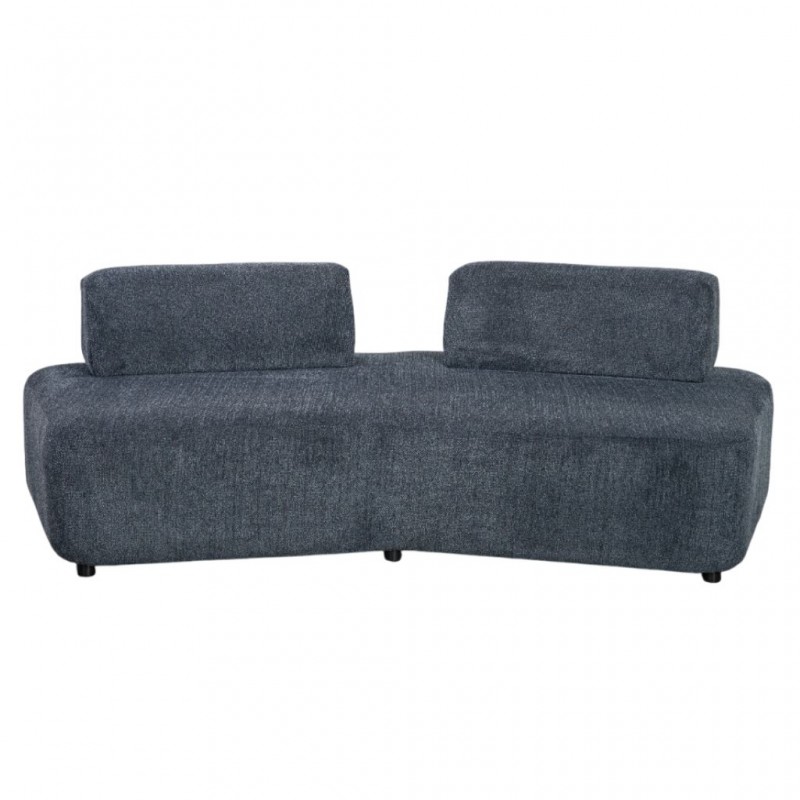 Cara 3 Seater Modular Division In Blue Fabric Cara 3 Seater Modular Division In Blue Fabric
