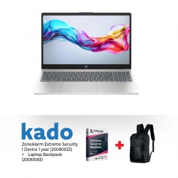 HP 15 Core i5-1334U Natural Silver B1XD1EA & Free ZoneAlarm Extreme Security & Volkano Panama Backpack