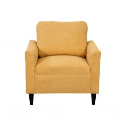 Fascino Sofa 1 Seater in Yellow Fabric