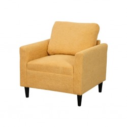 Fascino Sofa 1 Seater in Yellow Fabric