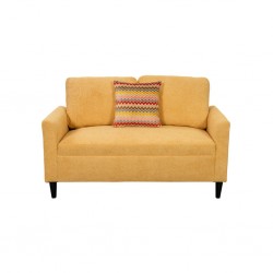 Fascino Sofa 2 Seater in Yellow Fabric
