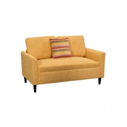 Fascino Sofa 2 Seater in Yellow Fabric