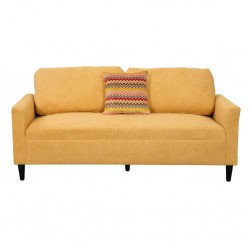 Fascino Sofa 3 Seater in Yellow Fabric