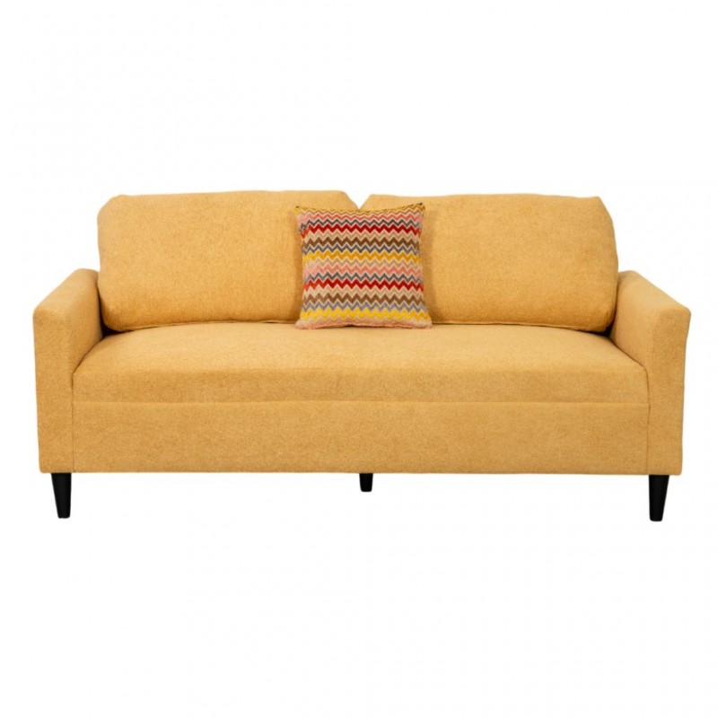 Fascino Sofa 3 Seater in Yellow Fabric Fascino Sofa 3 Seater in Yellow Fabric