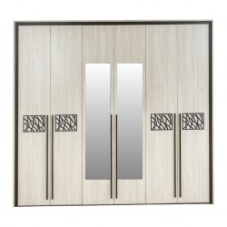 Ezra Wardrobe 6 Doors Larix...