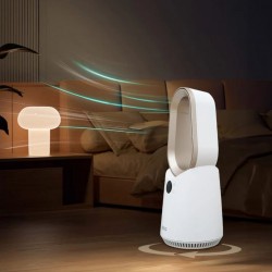 NNIO N6100DCBLF BLDC White & Rose Gold Bladeless Fan 2YW