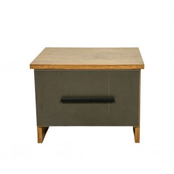 Vecelo Night Table Opera Brown & Black