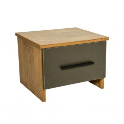 Vecelo Night Table Opera Brown & Black