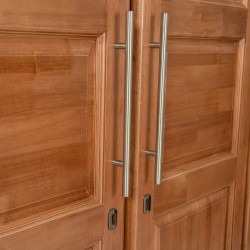 Deluxe Wardrobe 4 Doors Rubberwood