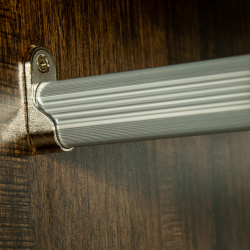 Vintage Wardrobe 4 Doors In MDF With Rattan