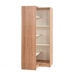 Built In Closet L Shaped With Shelves 900 Red Oak