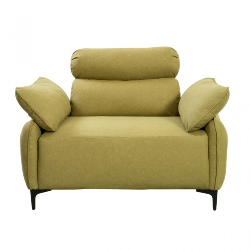 Comfy 1 Seater in Green Fabric Comfy 1 Seater in Green Fabric