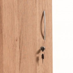 Built In Closet Red Oak Door With Lock
