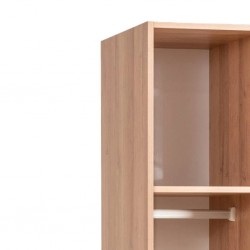 Built In Closet Red Oak With Shelves & Hanger 400