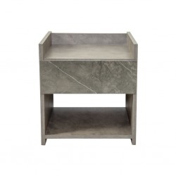 Dreamscape Night Table Dark Ash Glossy & Light Ash