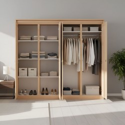 Pearl Wardrobe 4 Doors Pine