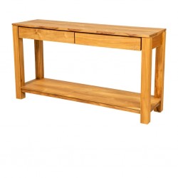 Nelson Console Table Natural Teak
