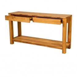 Nelson Console Table Natural Teak