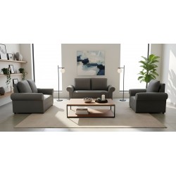 Lina Sofa 3+2+1 Fabric Pewter
