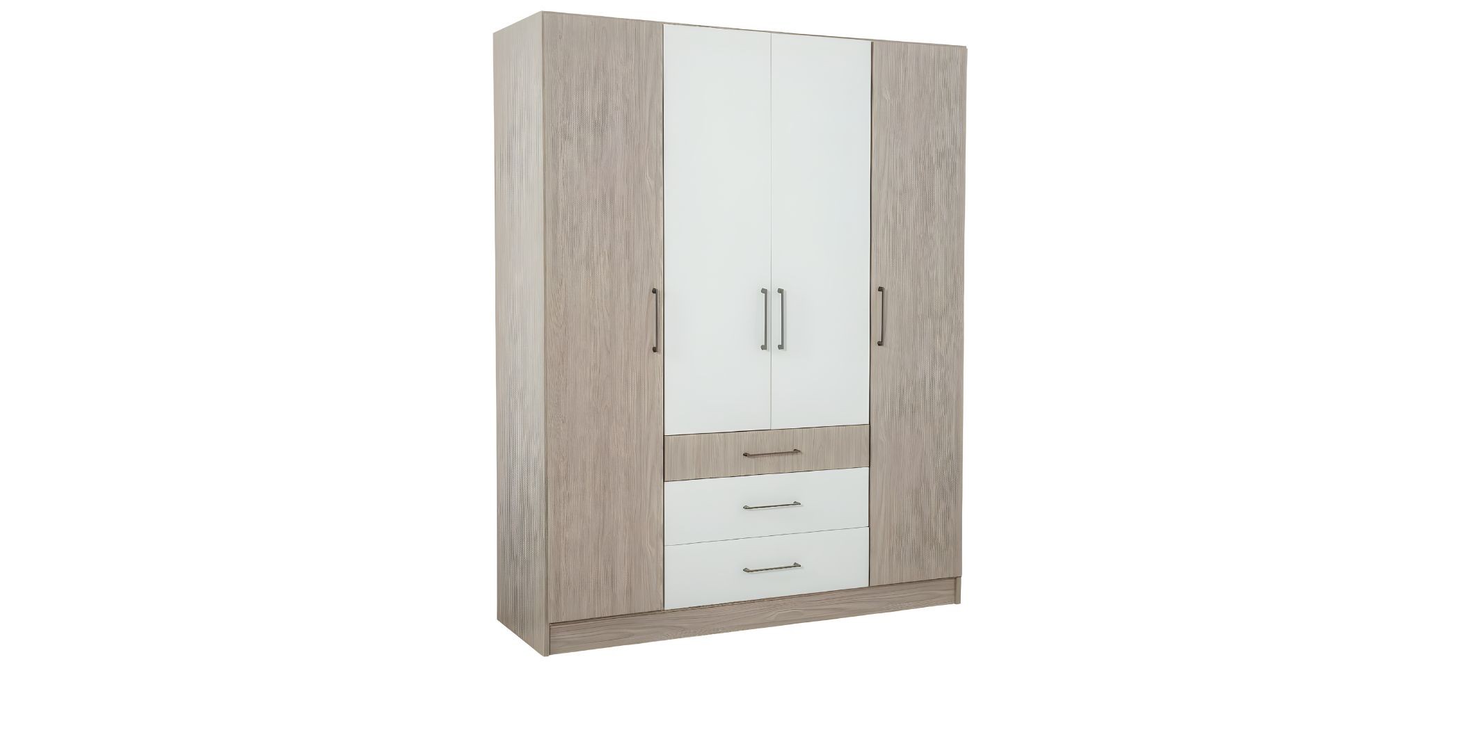 Latonia Bedroom Set 160x200 cm Gouache & White