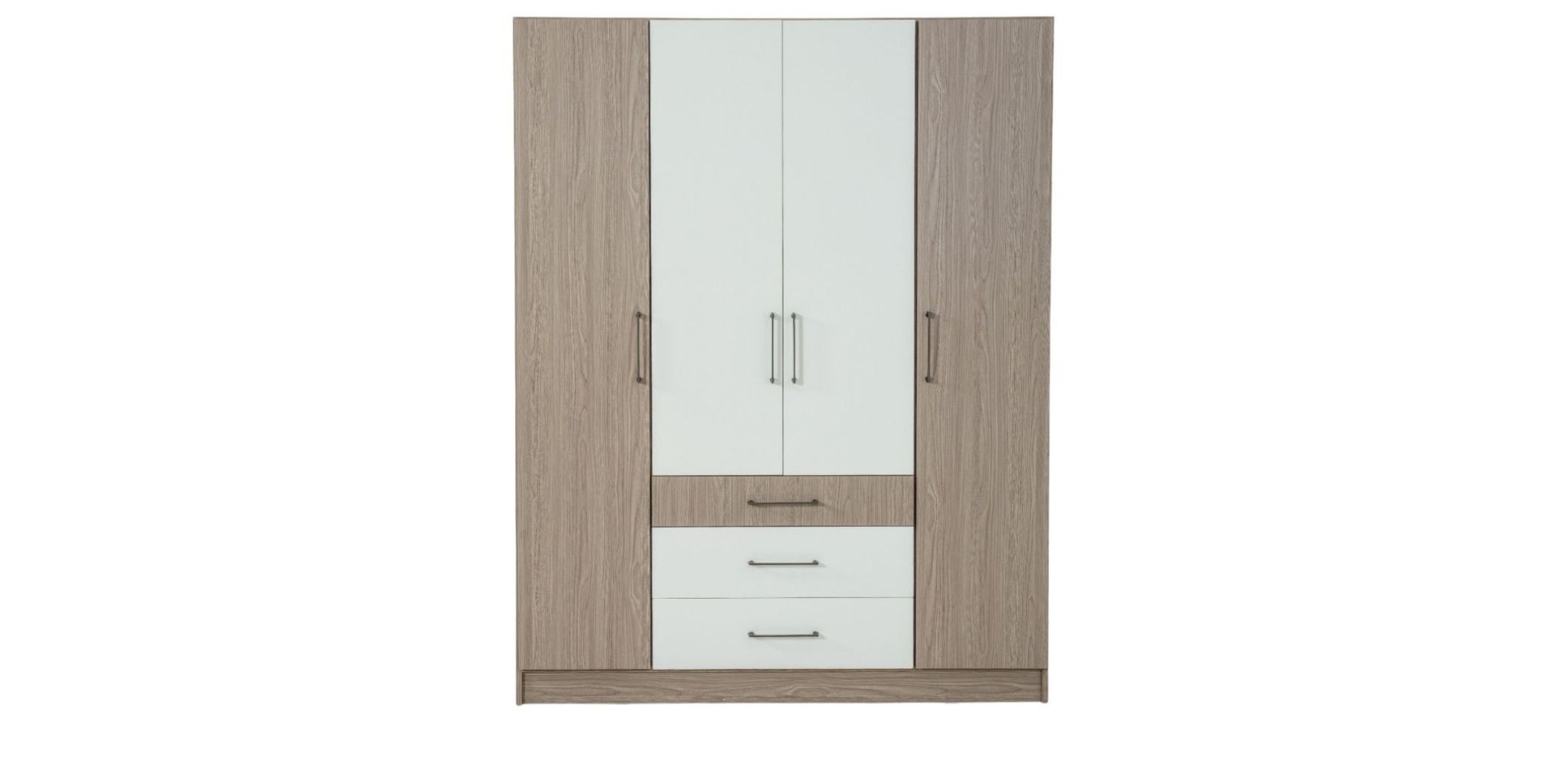 Latonia Bedroom Set 160x200 cm Gouache & White