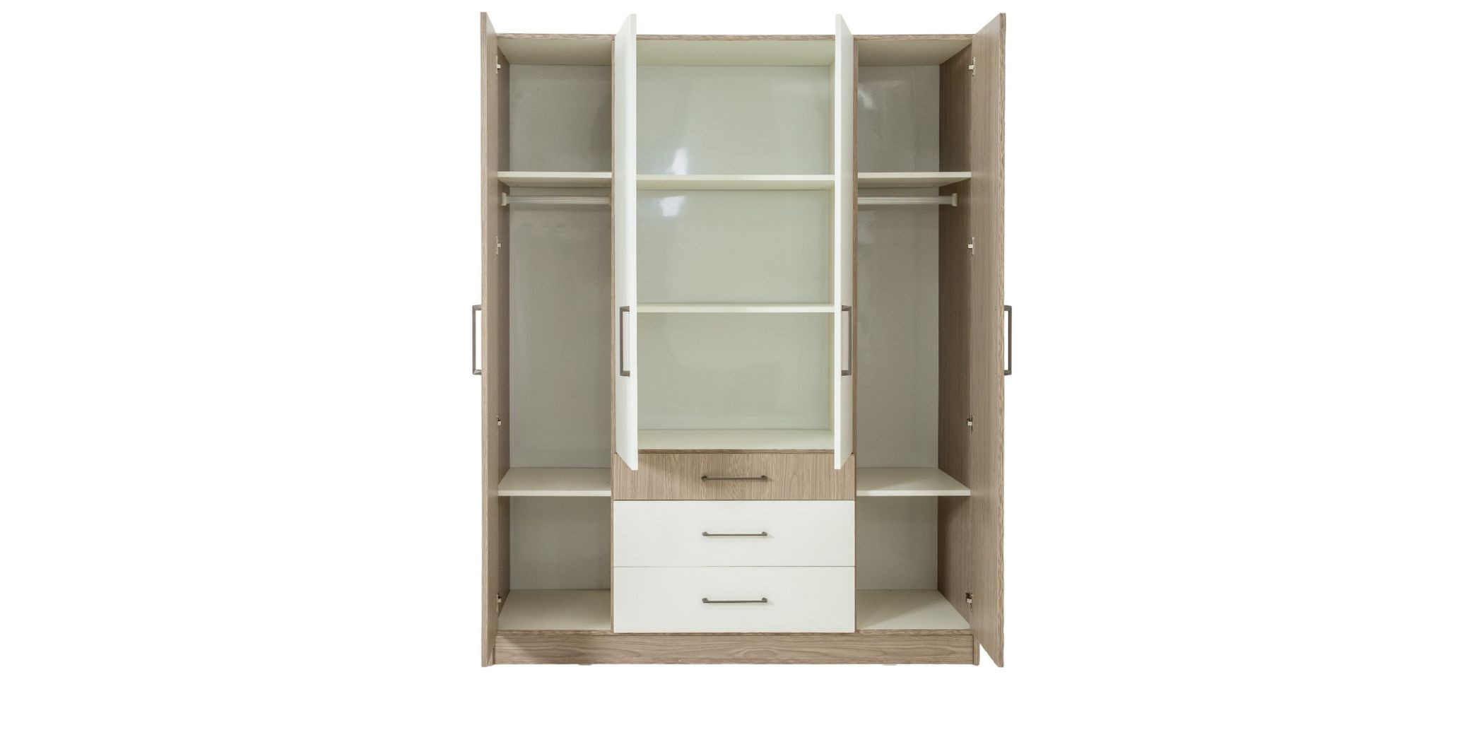 Latonia Bedroom Set 160x200 cm Gouache & White