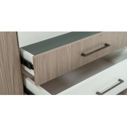 Latonia Bedroom Set 160x200 cm Gouache & White