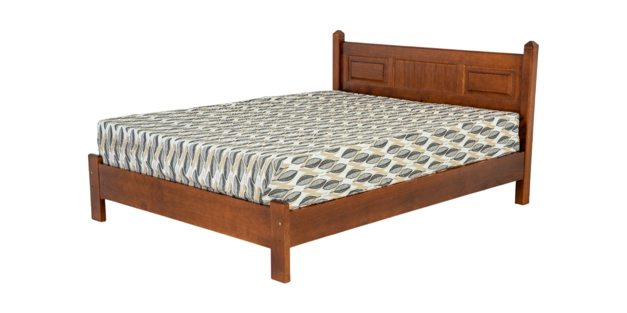 Perth Bed 150x190 cm Pine Brown Finish
