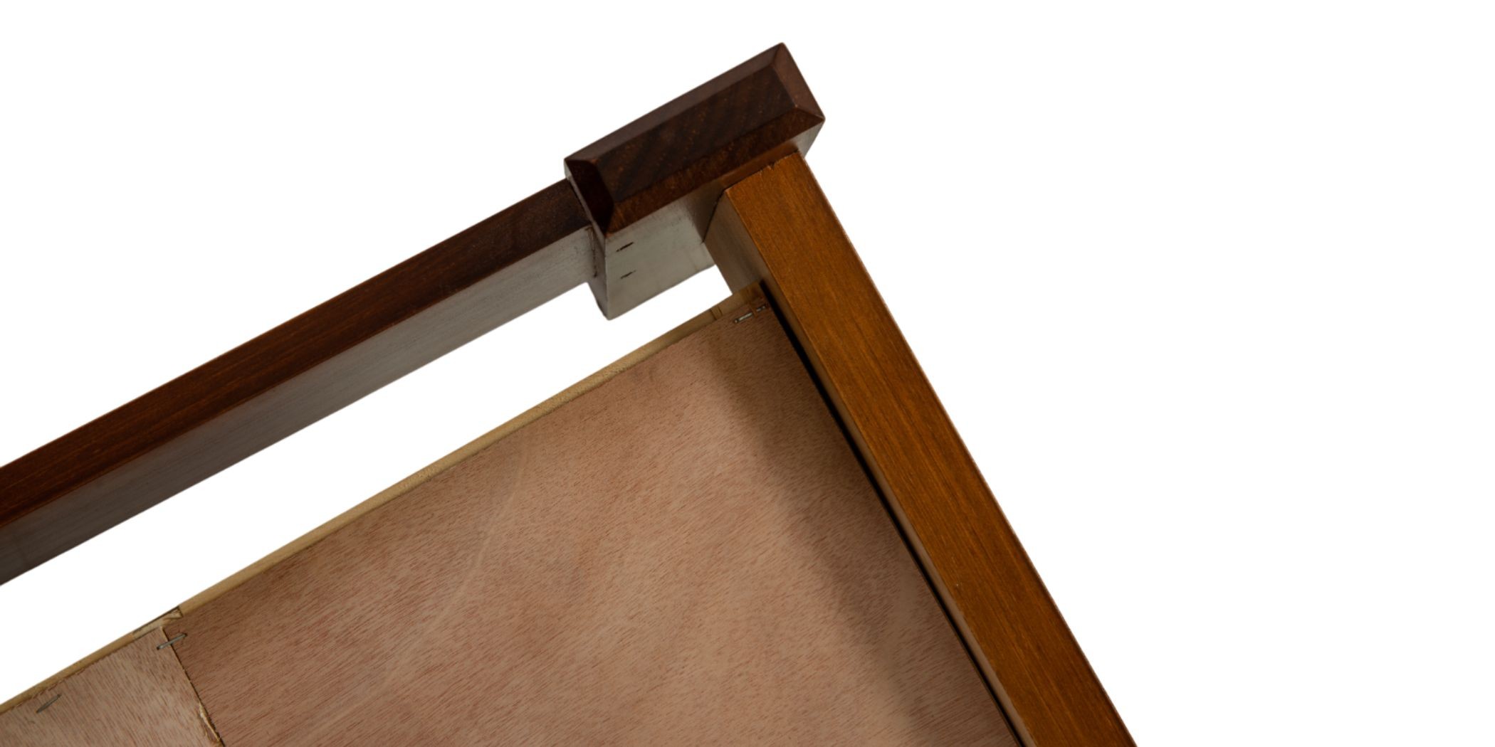 Perth Bed 150x190 cm Pine Brown Finish