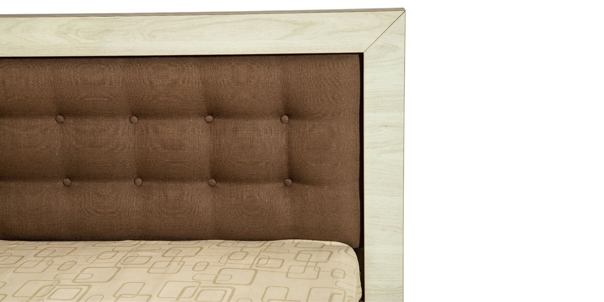 Barcelona Bed 160x200 cm Dark Walnut & Ash Grey