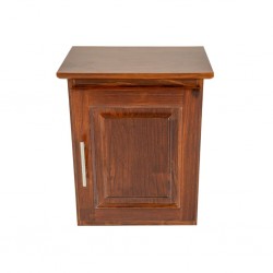 Perth Night Table Pine Brown Finish