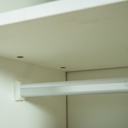 Barcelona Sliding Wardrobe Dark Walnut & Ash Grey