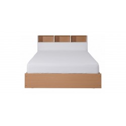 Capella Bed 150x190 cm White & Oak Capella Bed 150x190 cm White & Oak