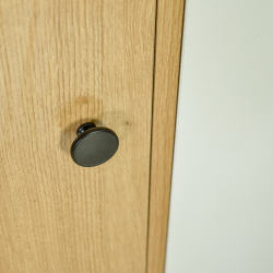 Sandy Wardrobe 3 Doors Oak, White & Grey