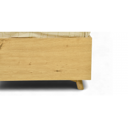 Sandy Bed 107x190 cm Oak, White & Grey Sandy Bed 107x190 cm Oak, White & Grey