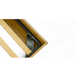 Sandy Bed 107x190 cm Oak, White & Grey Sandy Bed 107x190 cm Oak, White & Grey