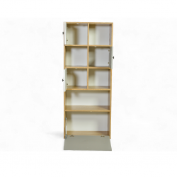 Sandy Bookshelf Oak, White & Grey Sandy Bookshelf Oak, White & Grey