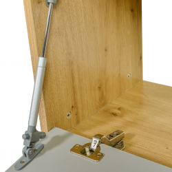 Sandy Bookshelf Oak, White & Grey Sandy Bookshelf Oak, White & Grey