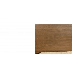 Brazilia Bed 150x190 cm Dark Teak Hydrofuge Particle Board