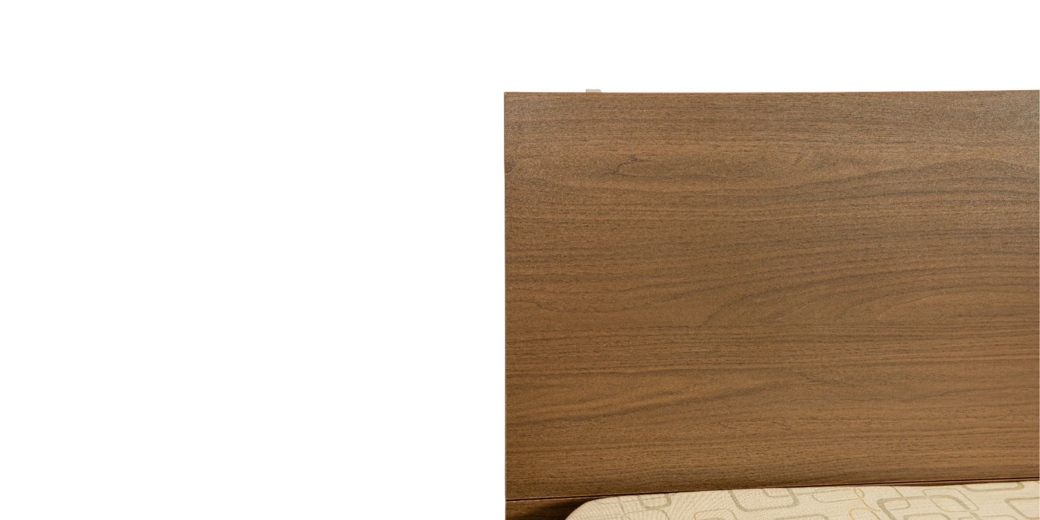 Brazilia Bed 150x190 cm Dark Teak Hydrofuge Particle Board