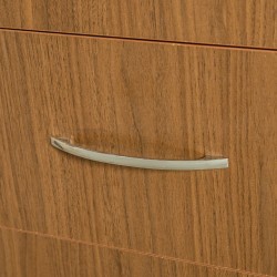 Brazilia Chest of Drawers With Mirror Dark Teak Hydrofuge Particle Board