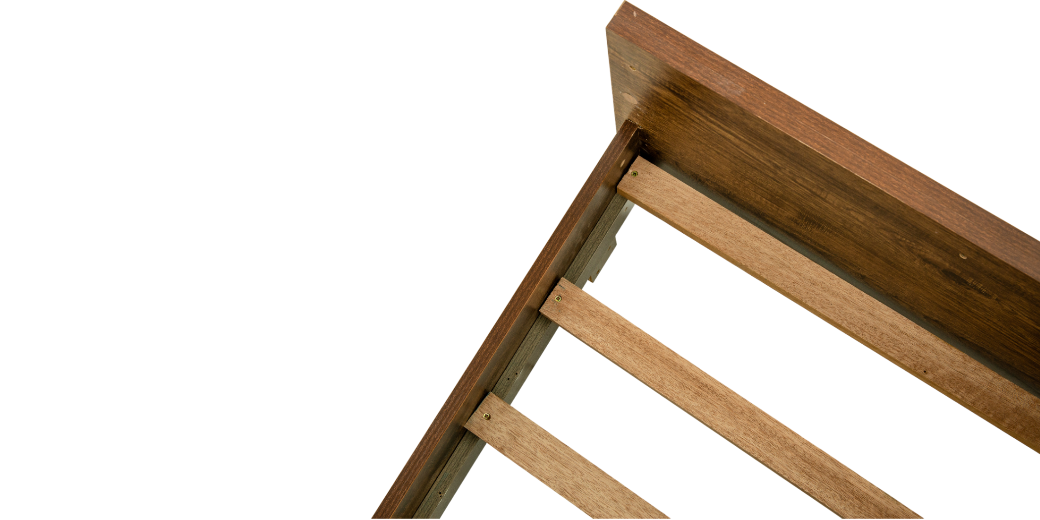 Vintage Bed 180x200 cm In MDF With Rattan