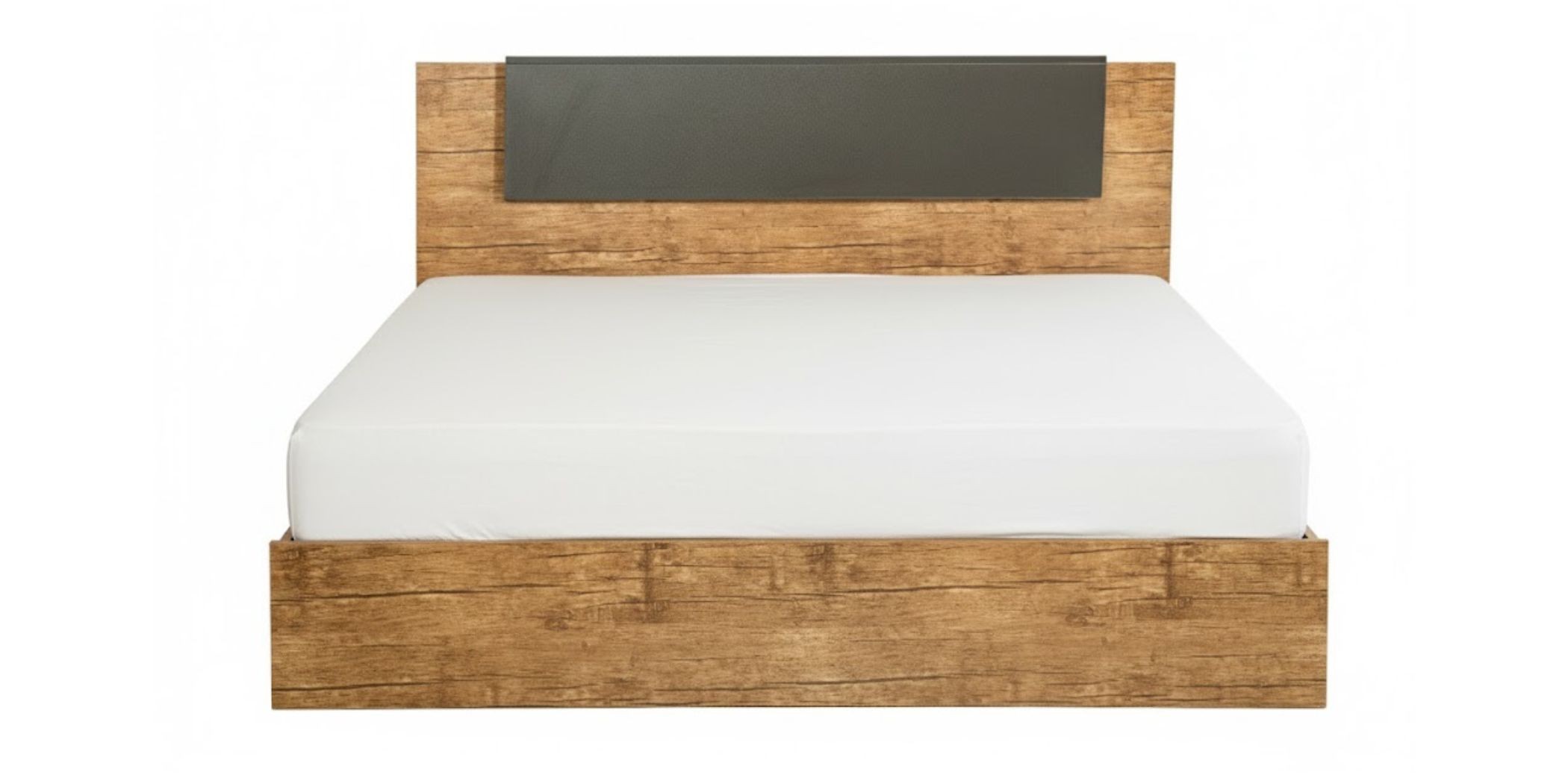 Vecelo Bed 180x200 cm MDF With Opera Brown & Black