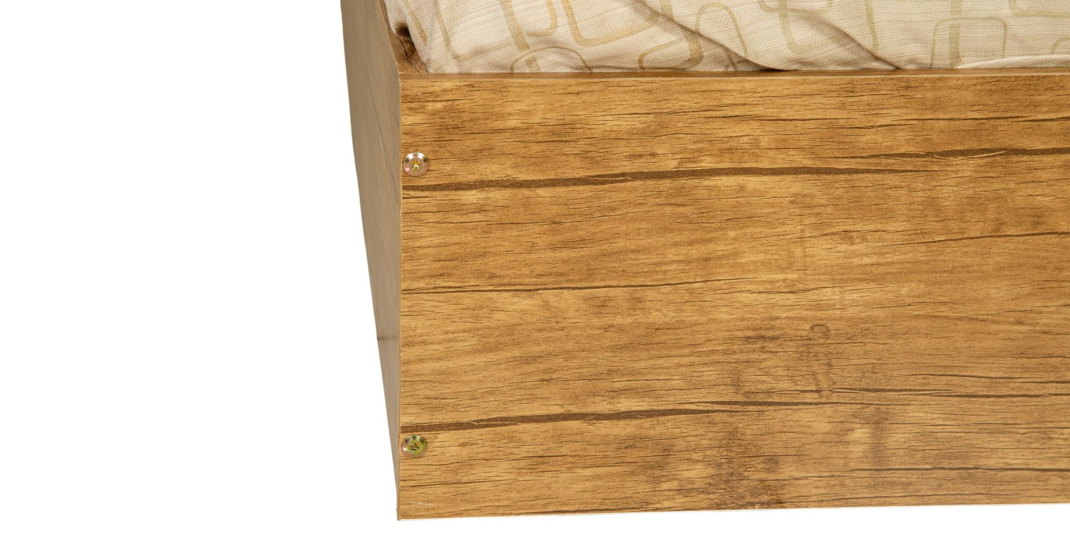 Vecelo Bed 180x200 cm MDF With Opera Brown & Black