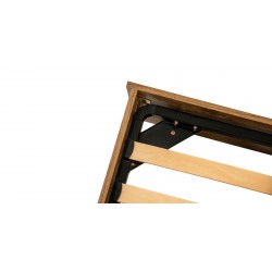 Chanelle Bed 180x200 cm Dark Walnut In MDF