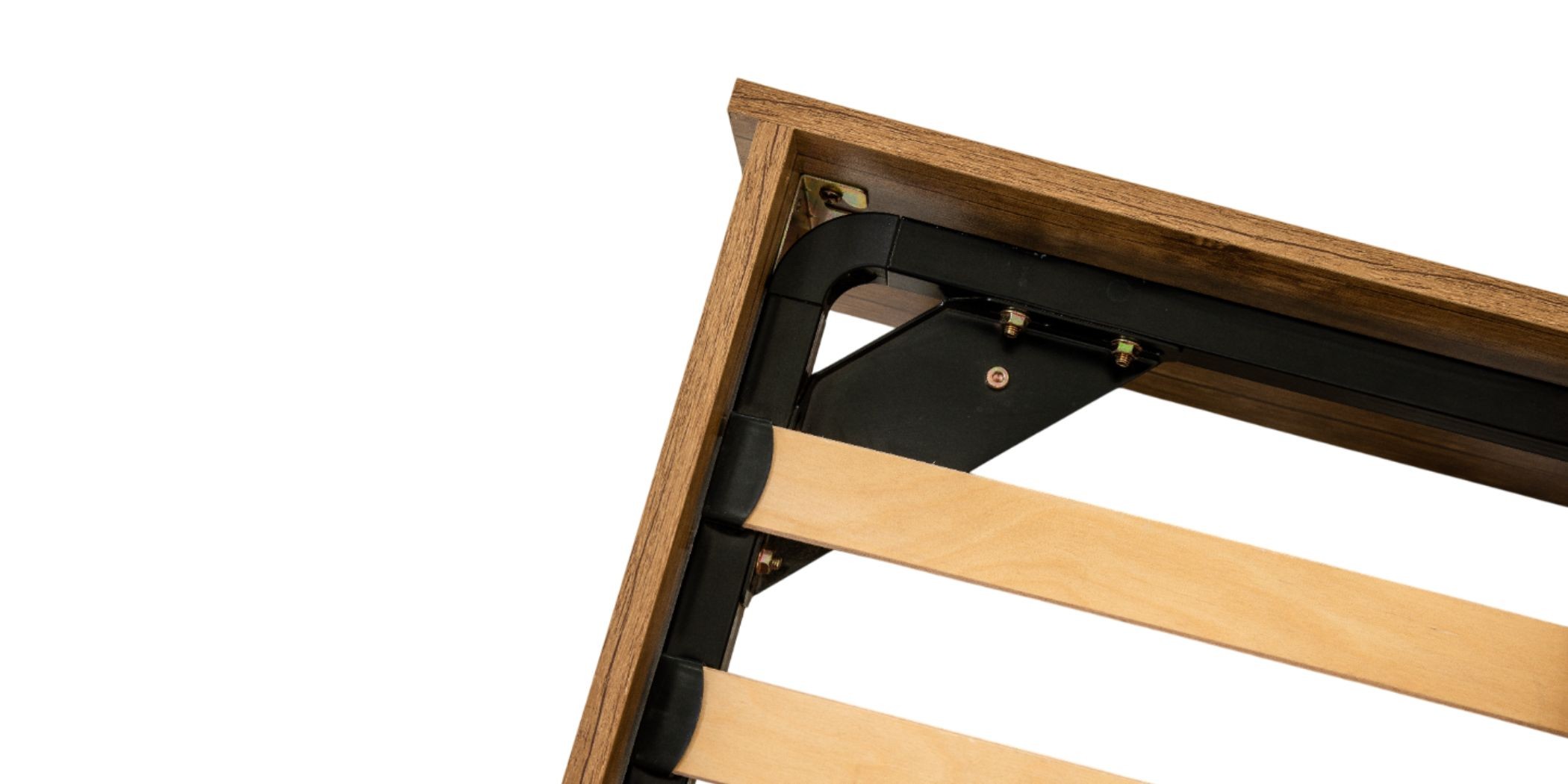 Chanelle Bed 180x200 cm Dark Walnut In MDF