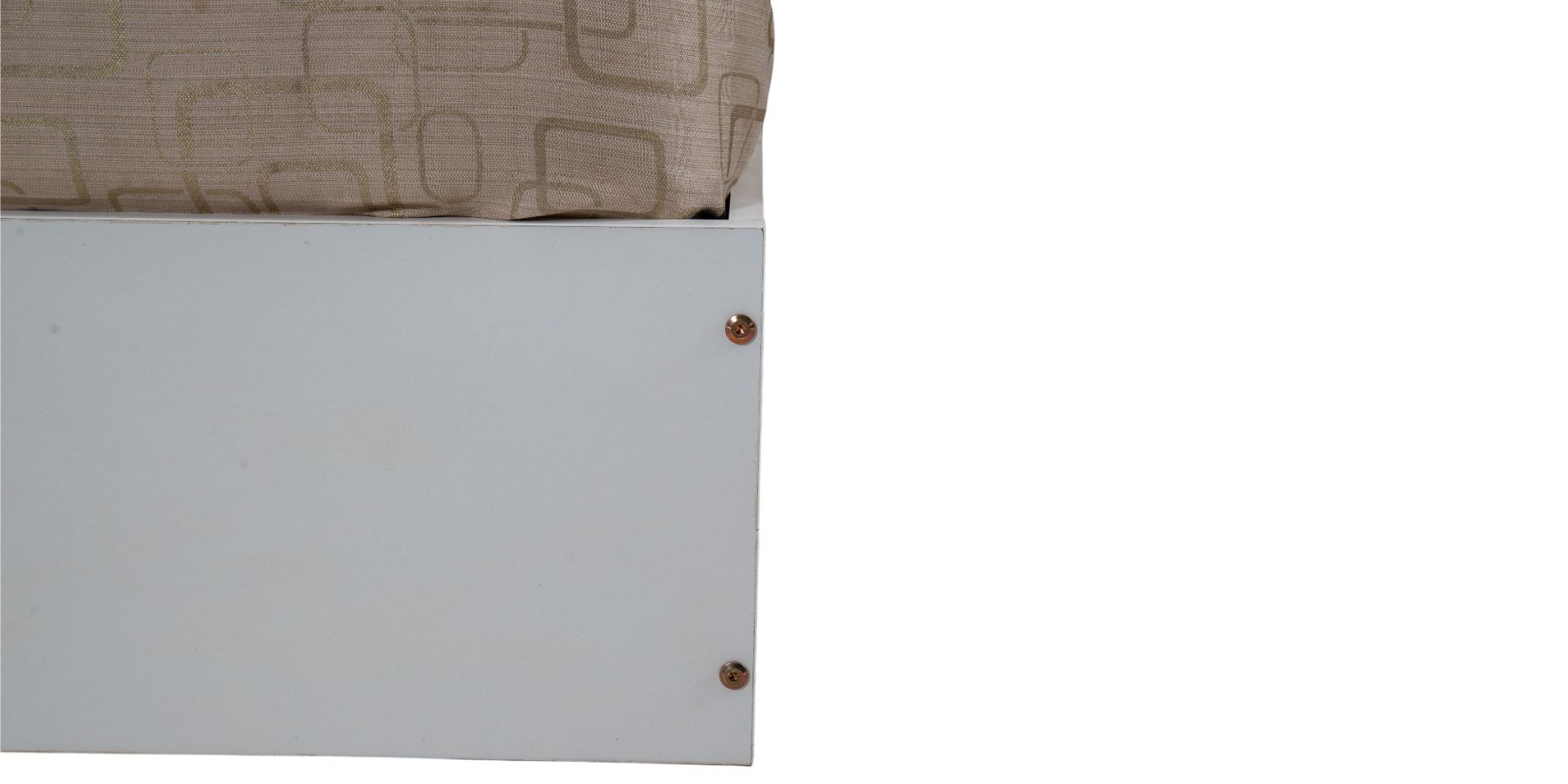 Casablanca Bed 150x190 cm Golden Oak & White MDF