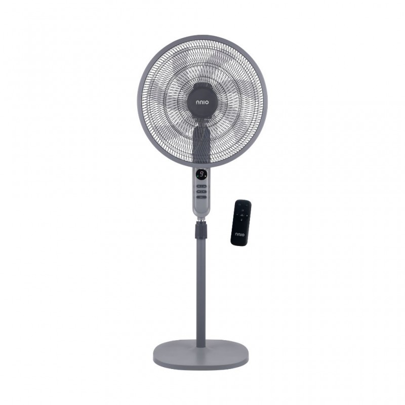 NNIO N1840DCSFR 18" BLDC Grey Stand Fan 2YW With Remote